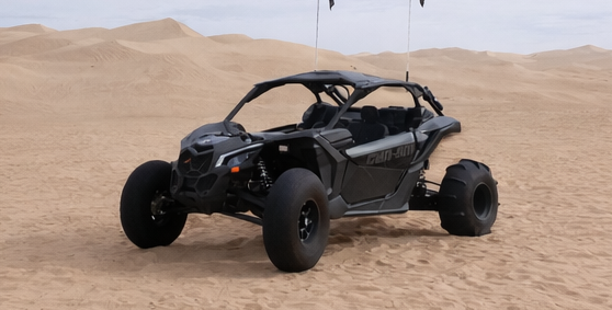 Can-am Maverick at the sand dunes